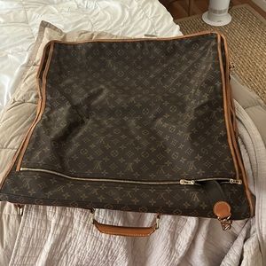 Vintage Louis Vuitton garment bag (original brown print)